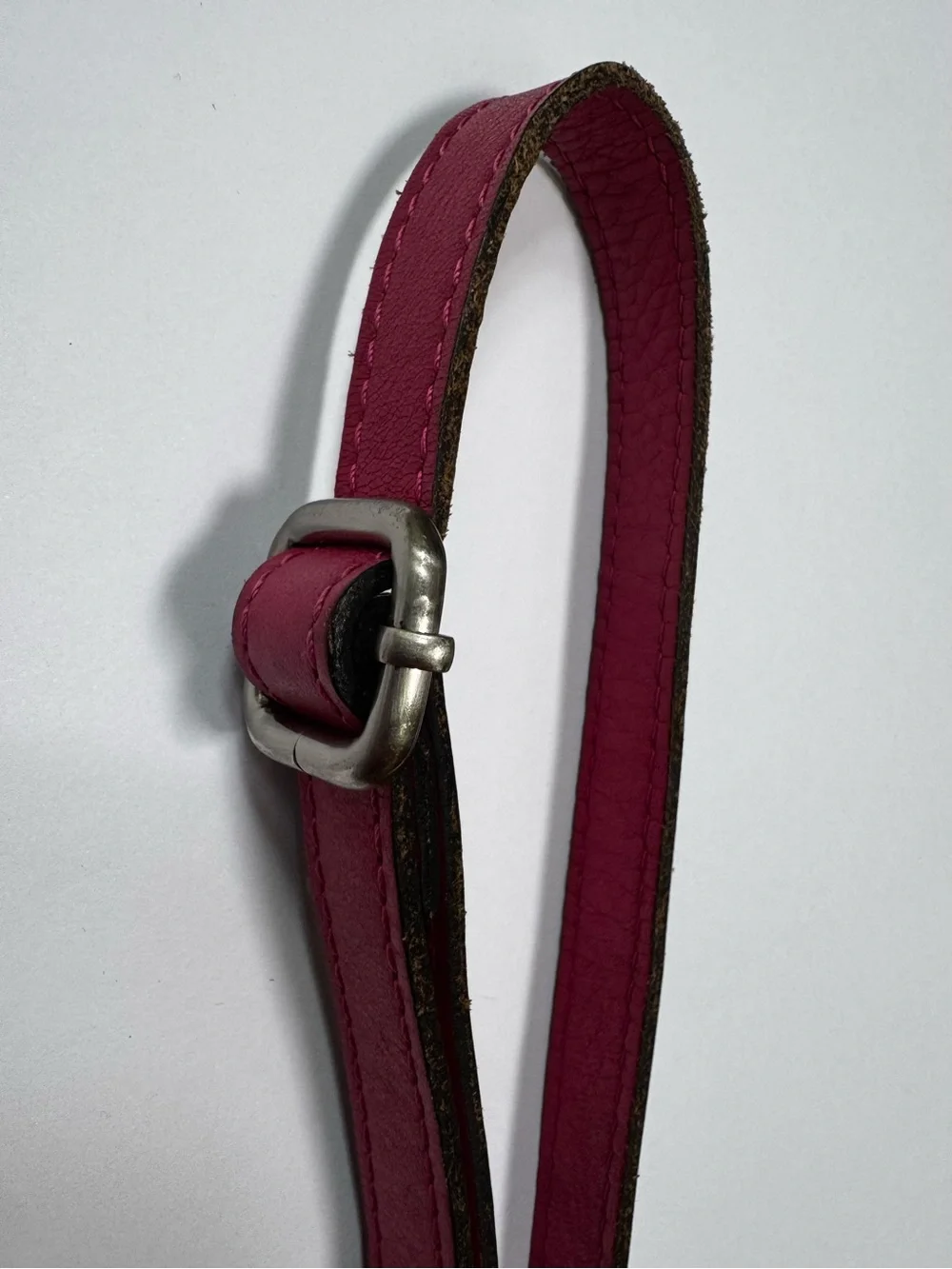 Patricia Nash Pink Black Luzille Tooled Emboss Leather Bag Convertible Backpack
